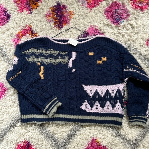 Free People crop sweater - Picture 1 of 12